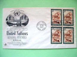 United Nations - New York 1960 FDC Cover - Chaillot Place, Paris - Briefe U. Dokumente