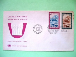 United Nations - New York 1960 FDC Cover - Chaillot Place, Paris - Briefe U. Dokumente