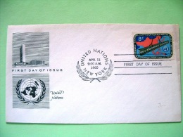 United Nations - New York 1960 FDC Cover - Economic Comission For Asia And Far East - Developpment - Map - UN Building - Storia Postale