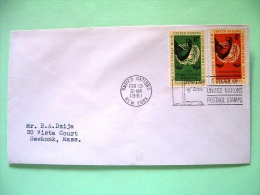 United Nations - New York 1961 FDC Cover To Seekonk - International Court Of Justice - Balance - Lettres & Documents