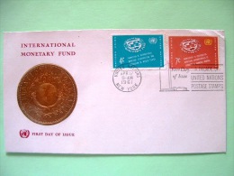 United Nations - New York 1961 FDC Cover - International Monetary Fund - Arms - Lettres & Documents