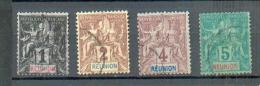 REU 611 - YT  32 à 35 Obli - Used Stamps