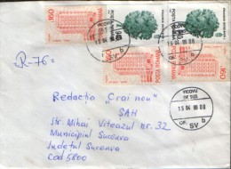 Romania-Cover Circulated In 1999 - Tulcea -"Egreta " Hotel - Hôtellerie - Horeca