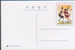 KOREA POSTCARD BASKETBALL - Korea (Noord)