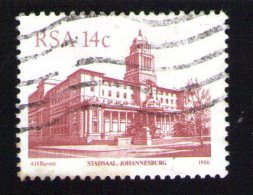 Afrique Du Sud 1986 Oblitéré Used Stamp Bâtiment Building Stadsaal Johannesburg - Used Stamps