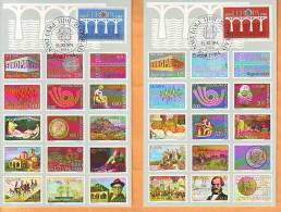 Yugoslavia 1984 Y Official Max C. Europa Cept 25th Anniversary Mi No 2046-47 Postmark Beograd 30.04. - Cartoline Maximum