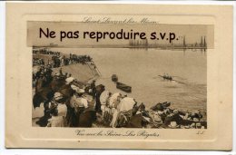 - Saint-Laurent-les-Mâcon - Vue Sur La Sâone, Les Régates, Peu Courante, écrite En 1915, TBE, Charmante, Scans. - Macon