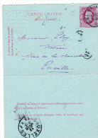 Carte-lettre N° 1 A Obl. - Cartes-lettres