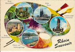 KOLN-BURG RHEINSTEIN-NIEDERWALD-DEN KMAL-BURG STOLZENFELS-RHEIN SOUVENIR - Muenster