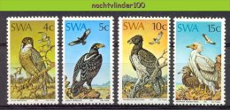 Mss004 FAUNA ROOFVOGELS VALK GIER FALCON VULTURE BIRDS OF PREY GREIFVÖGEL RAUBVÖGEL AVES OISEAUX SWA 1975 PF/MNH - Collections, Lots & Series