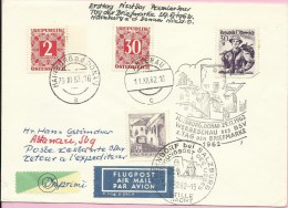 Airmail - Hainburg A.d. Donau / Abtenau / Salzburg, 1962., Austria, Letter - Otros & Sin Clasificación