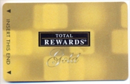 Total Rewards Gold,  Several Casinos  U.S.A. Older Used  Slot Card, Totalrewards-1 - Casinokarten