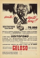 # AMPLIFIERS GELOSO ITALY 1950s Advert Pubblicità Publicitè Reklame Amplifier Amplificatore Verstarker Amplificador - Amplifiers