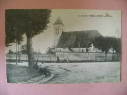 CP  LA CHAPELLE LA REINE N°16  L EGLISE- ECRITE EN 1916 - La Chapelle La Reine