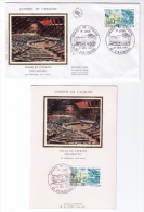 Superbe Lot De 8 Documents Philatéliques Premier Jour, Conseil De L´Europe, H. Bernard, Strasbourg, 1981, 1982 Et 1983 - EU-Organe