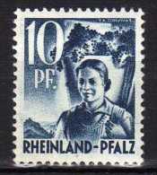 Rheinland-Pfalz 1948 Mi 19 * @ - Rhénanie-Palatinat