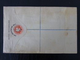 ENTIER POSTAL RECOMMANDE DU BECHUANALAND ANGLAIS REGISTERED POSTAL STATIONARY  LETTRE COVER  VICTORIA - 1885-1895 Colonia Británica