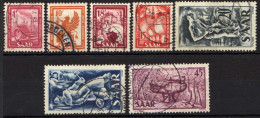 Saarland 1949 Mi 274; 279; 281-284; 286, Gestempelt [160314IX] @ - Used Stamps