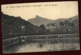 Delcampe - Cpa Du Brésil Rio De Janeiro Caixa D´ Agua Do França E Corcovado   LAM21 - Rio De Janeiro