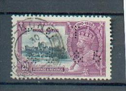 B22- Hong K - YT 135 Obli - Perforé - Used Stamps