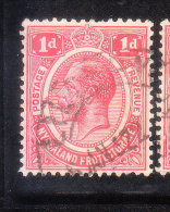 Nyasaland Protectorate 1913-19 King George V 1p Used - Nyasaland (1907-1953)