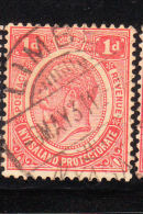 Nyasaland Protectorate 1913-19 King George V 1p Used - Nyasaland (1907-1953)