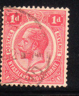 Nyasaland Protectorate 1913-19 King George V 1p Used - Nyasaland (1907-1953)