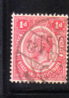 Nyasaland Protectorate 1913-19 King George V 1p Used - Nyasaland (1907-1953)