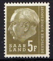 Saarland 1957 Mi 411 ** [160314IX] @ - Unused Stamps