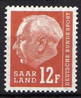 Saarland 1957 Mi 414 ** [160314IX] @ - Ungebraucht