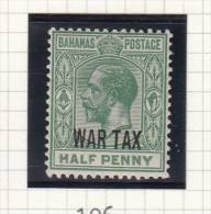 King George V - WAR TAX - 1859-1963 Colonia Británica