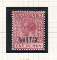 King George V - WAR TAX - 1859-1963 Colonia Británica