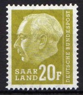 Saarland 1957 Mi 417 ** [160314IX] @ - Unused Stamps