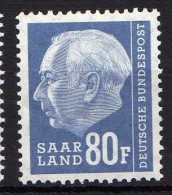 Saarland 1957 Mi 424 ** [160314IX] @ - Unused Stamps