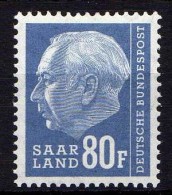 Saarland 1957 Mi 424 ** [160314IX] @ - Unused Stamps