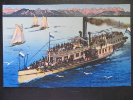 AK STARNBERG Starnbergersee Schiff Ca.1915  ////  D*11420 - Starnberg