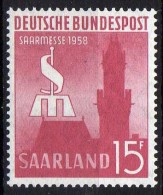 Saarland 1958 Mi 435 ** [160314IX] @ - Neufs