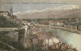 GRENOBLE VUE GENERALE SAINTE MARIE D'EN HAUT CARTE COLORISEE - Grenoble