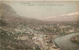 GRENOBLE LA TRONCHE LE SAINT EYNARD     CARTE COLORISEE - Grenoble