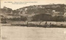 VIENNE CHAMP DE MARS ET COTEAU DE COUPE JARRET TROIS REMORQUEURS A QUAI - Vienne