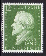 Saarland 1958 Mi 438 ** [160314IX] @ - Unused Stamps