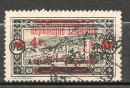 G LIBAN  4pi S 0pi 25 1928 N°119 - Oblitérés
