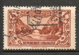 G LIBAN  4pi Brun Rouge  1930-35 N°139 - Oblitérés