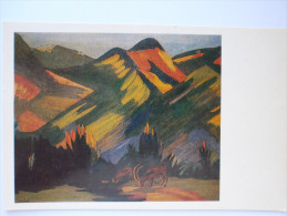 Old Art Postcard Martiros Saryan. Morning. Green Mountains In Armenia - Armenia