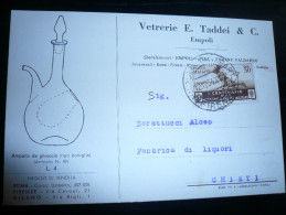 EMPOLI Vetrerie Taddei Usata 12.12.34 (Francobollo Catalogo €45,00 !) - Empoli