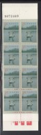 Norway Booklet Scott #1219 Tourism Pane Of 8 4k Swans On Lake - Lower Margin Perfed - Carnets