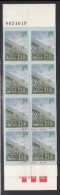 Norway Booklet Scott #1220 Tourism Pane Of 8 5k Hamar Cathedral - Lower Margin Perfed - Booklets