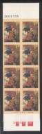 Norway Booklet Scott #1221 Tourism Pane Of 8 6k Man In Traditional Dress - Lower Margin Perfed - Libretti