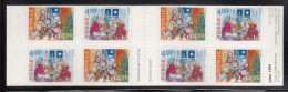Norway Booklet Scott #1241a Christmas Pane Of 8 4k Mother And Children At Door, At Window - Carnets
