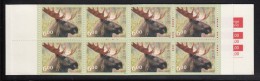 Norway Booklet Scott #1254 Tourism Pane Of 8 6k Moose - Lower Margin Imperf - Booklets
